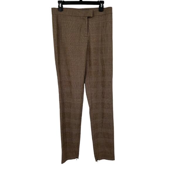 Rag & Bone pants Rebecca Glen plaid wool brown size 8 - Picture 2 of 8